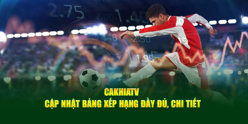 CakhiaTV - Trực tiếp World Cup 2026 hàng đầu chất lượng 4K 12 Cakhia TV cập nhật bảng xếp hạng đầy đủ, chi tiết